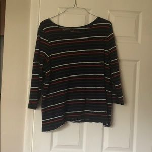old navy stripped long sleeve shirt sz 2xl